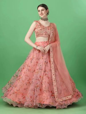 Floral Lahenga