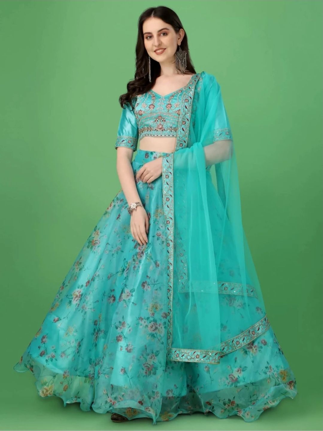 Floral Lahenga