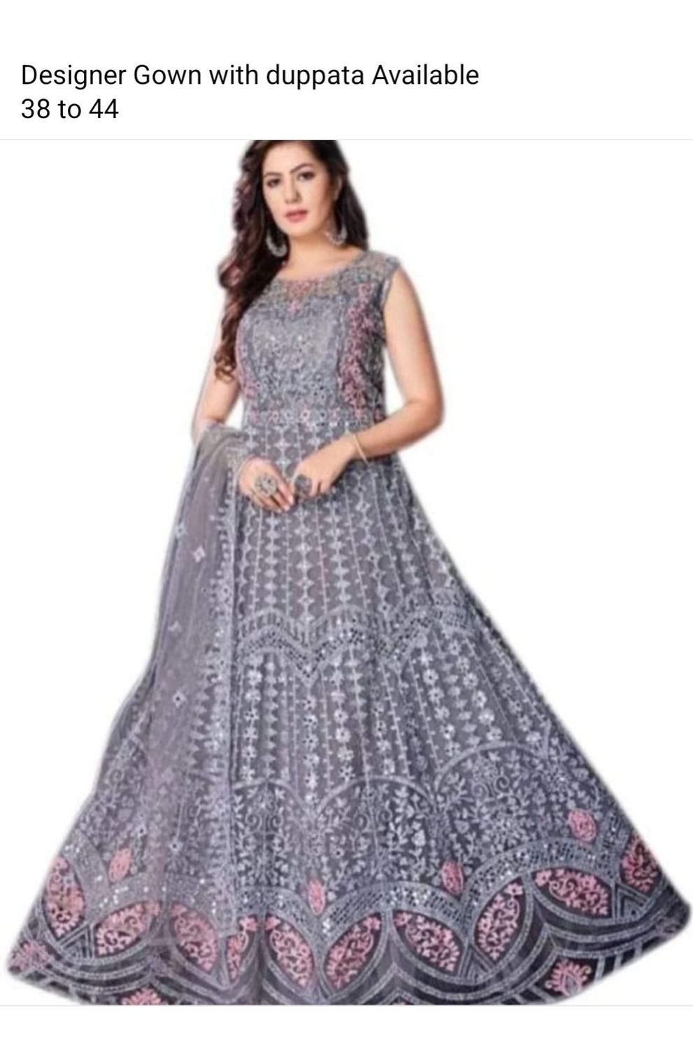 Gown duppata sets