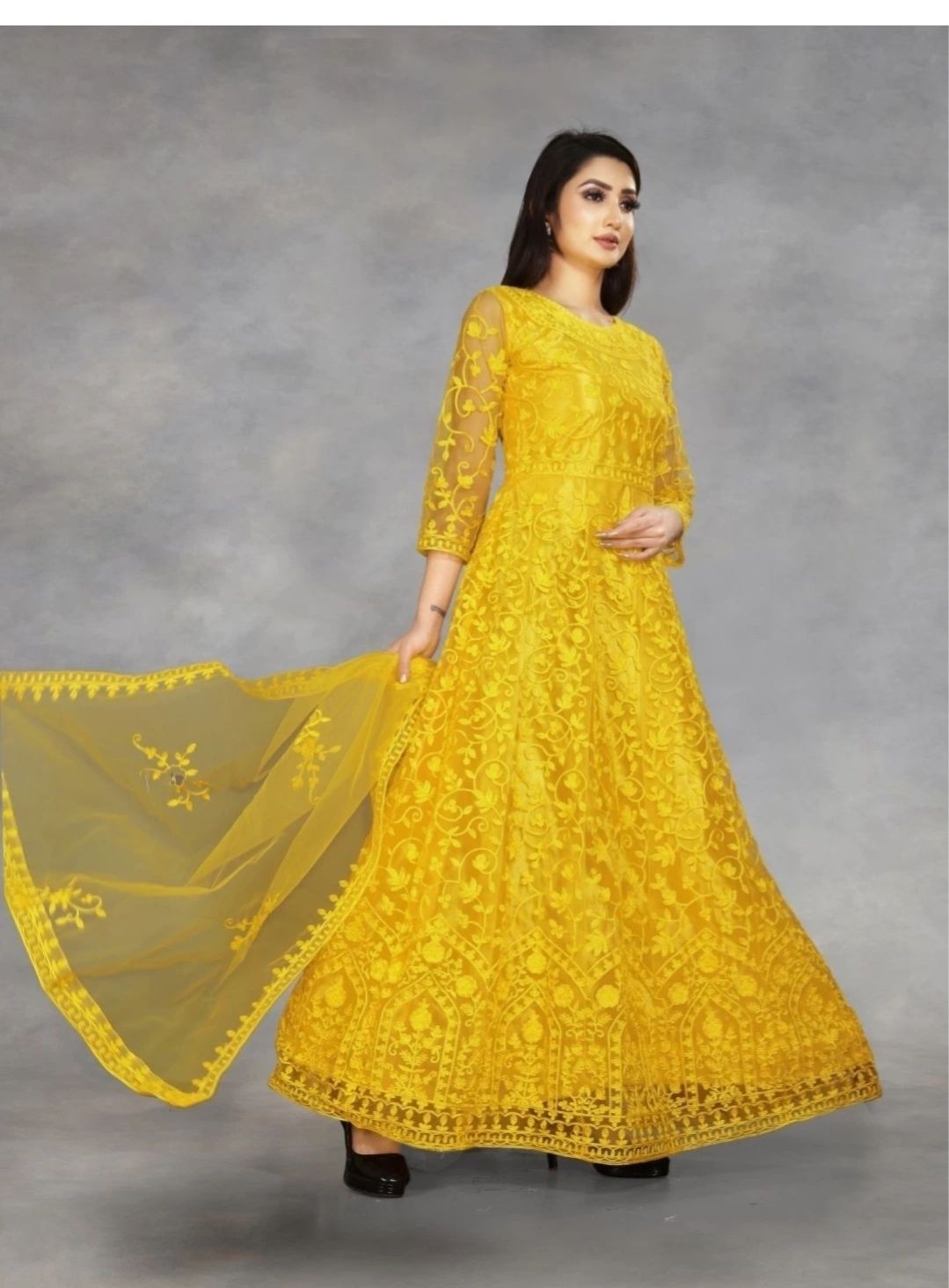 Gown duppata set