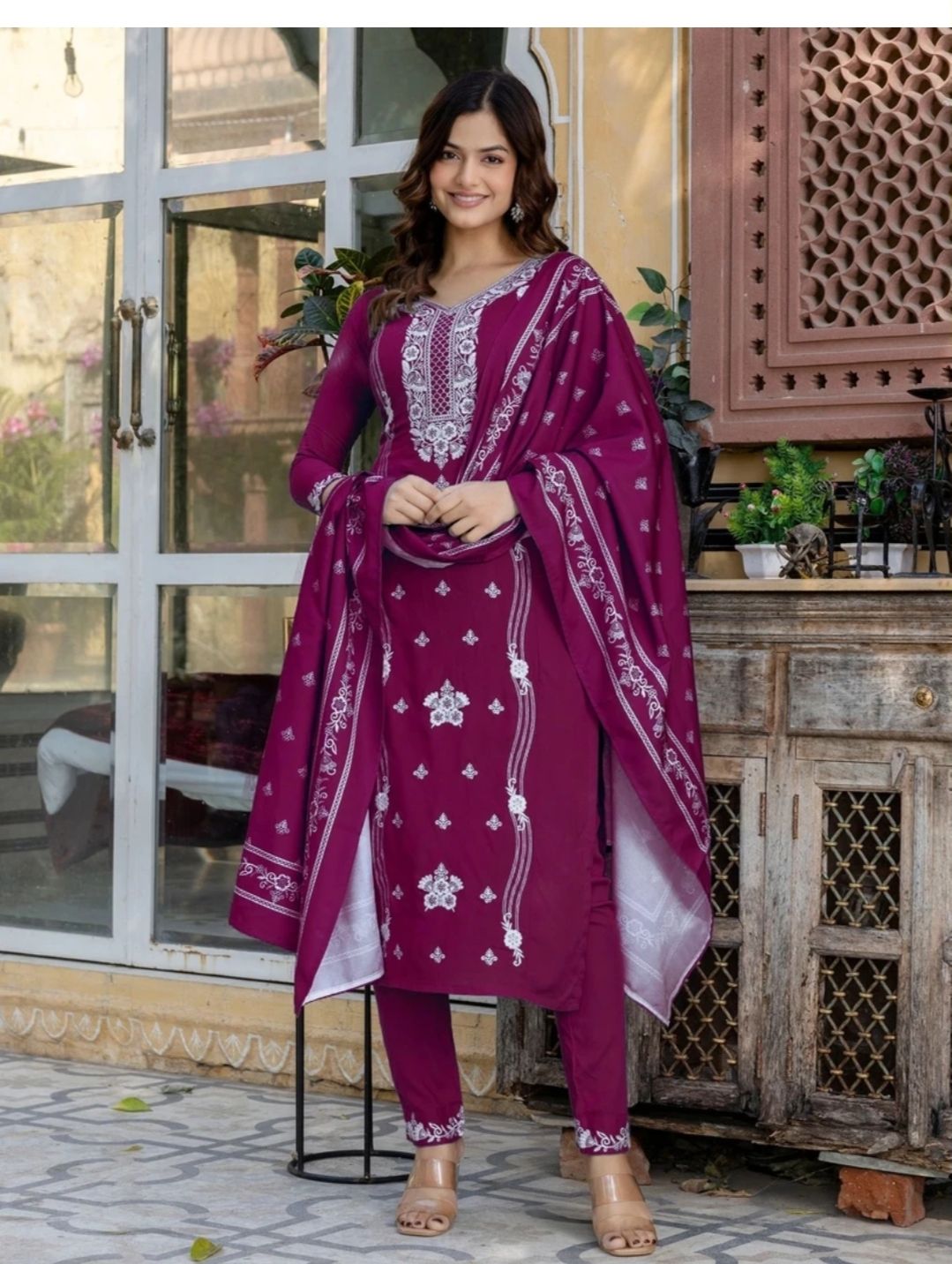 Kurti pant duppata sets (5)