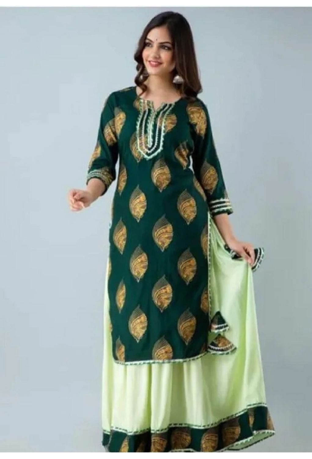 Kurti skirt set