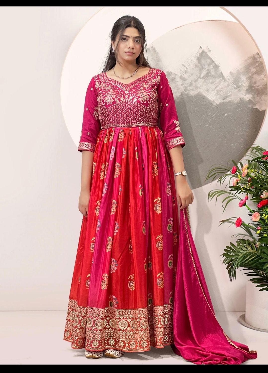 Gown Duppata set