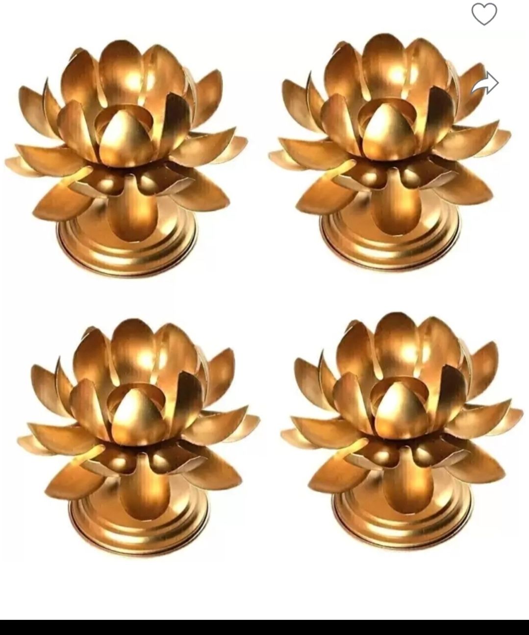 Lotus candle holders