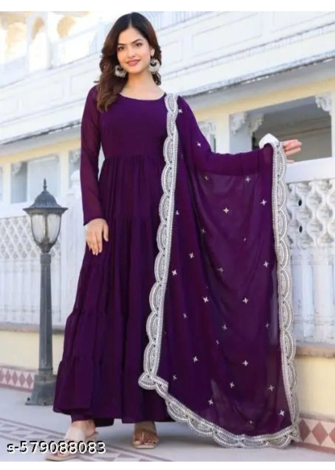 Gown duppata sets (plus sizes)