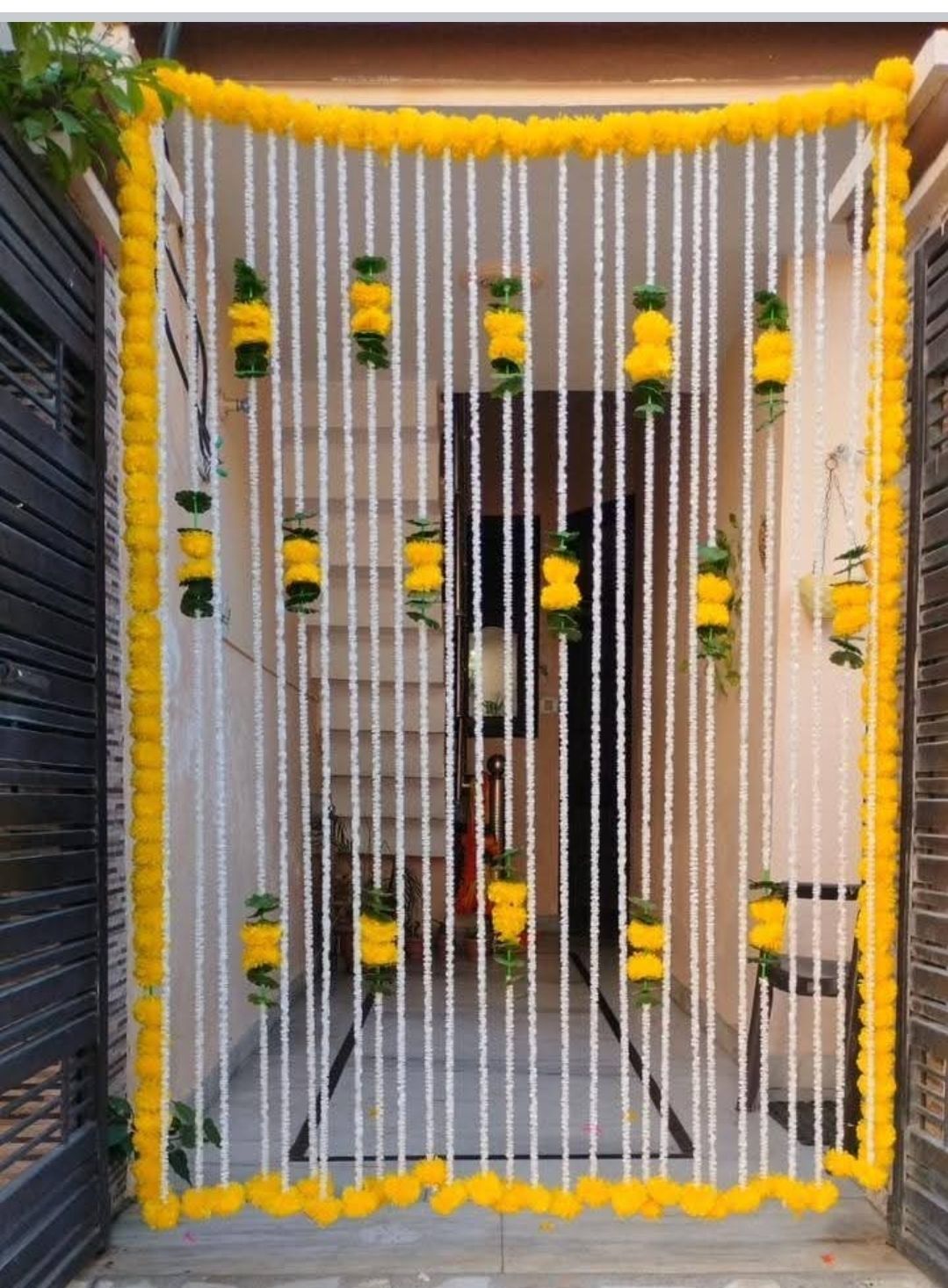 Flower curtain