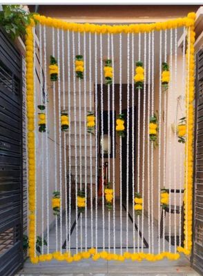 Flower curtain