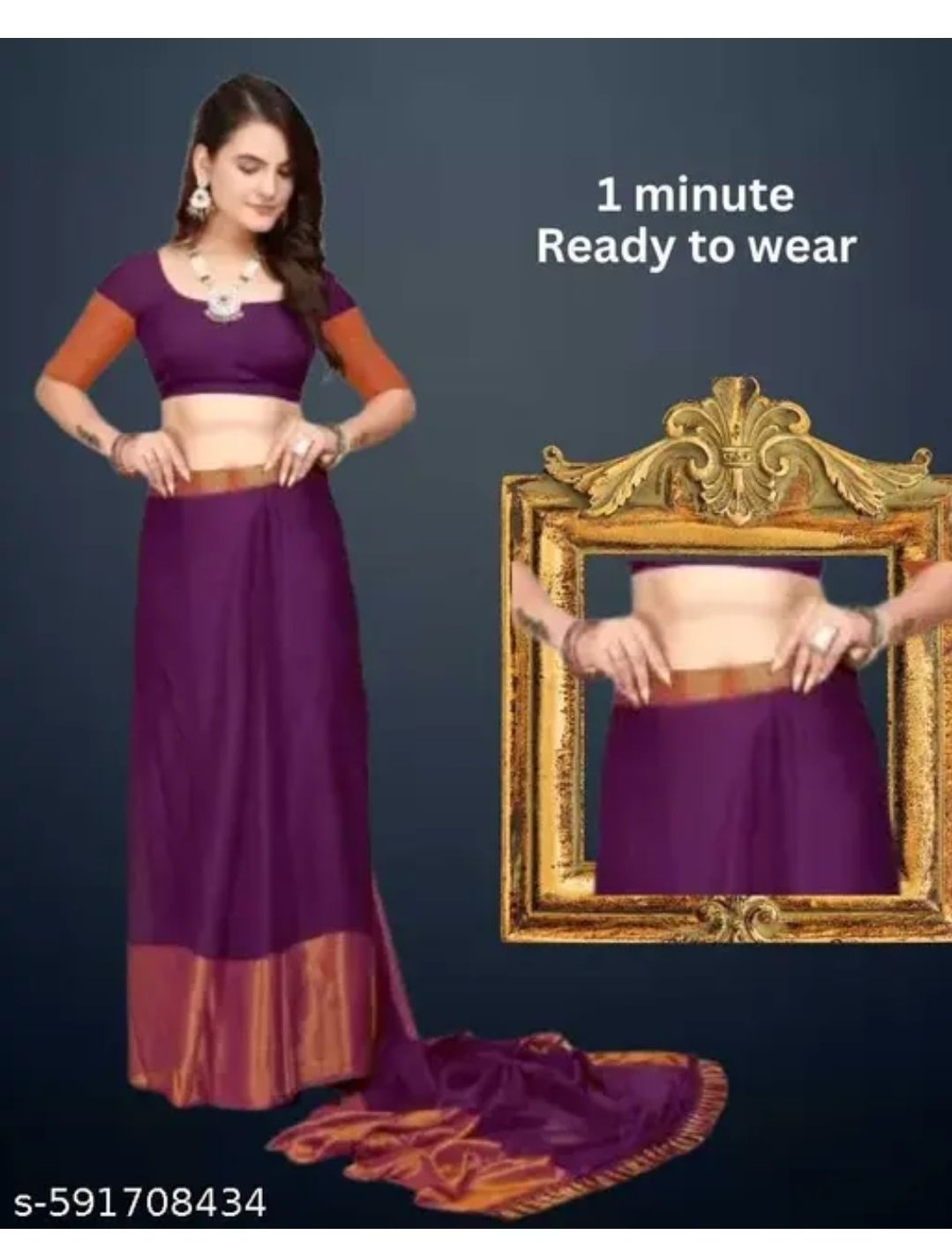 Ready to wear saree