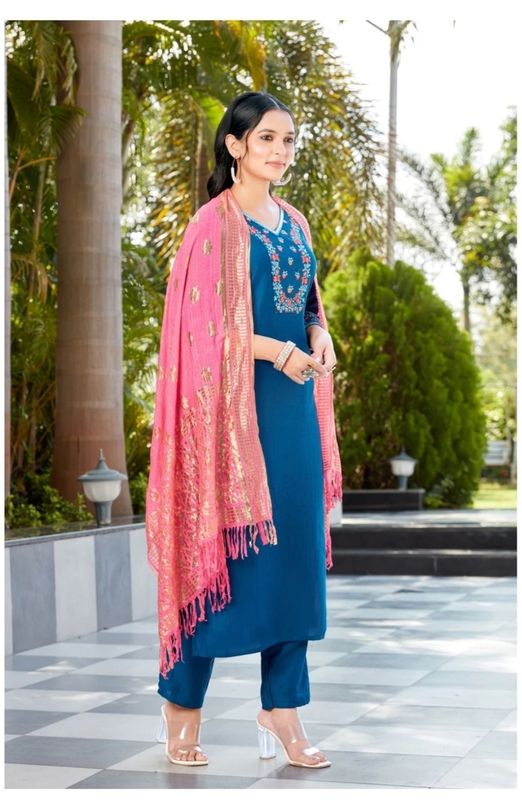 Straight salwaar set