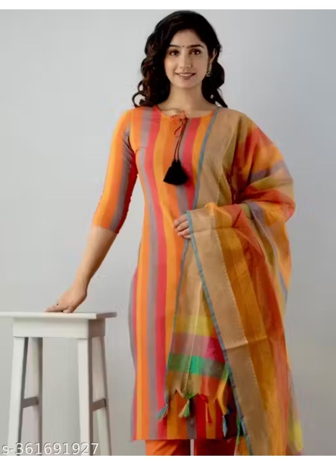 Straight salwaar set