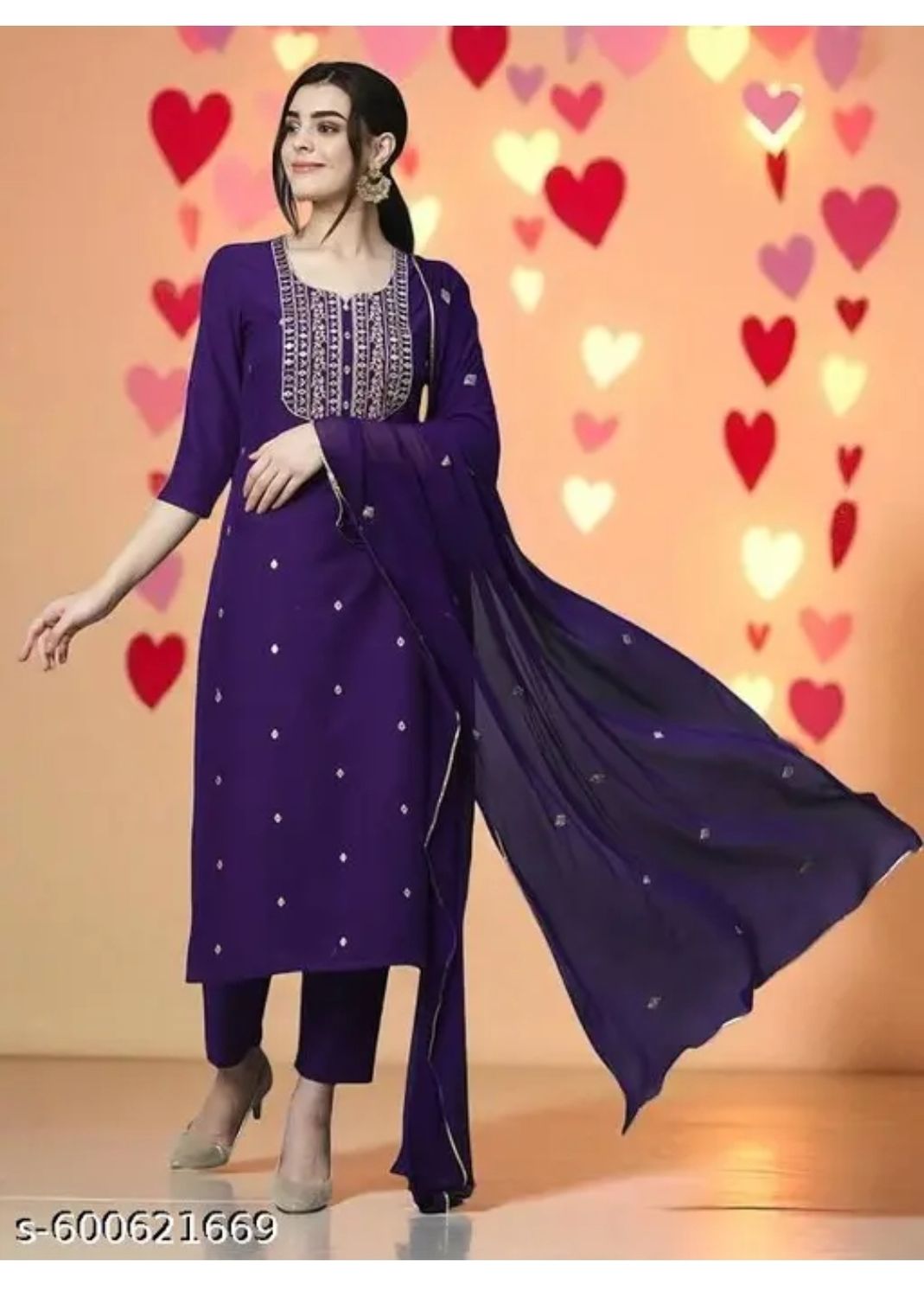 Straight salwaar set