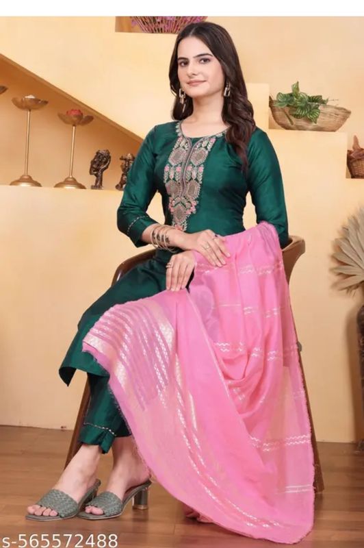 Straight salwaar set