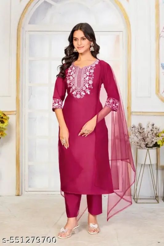 Straight salwaar set