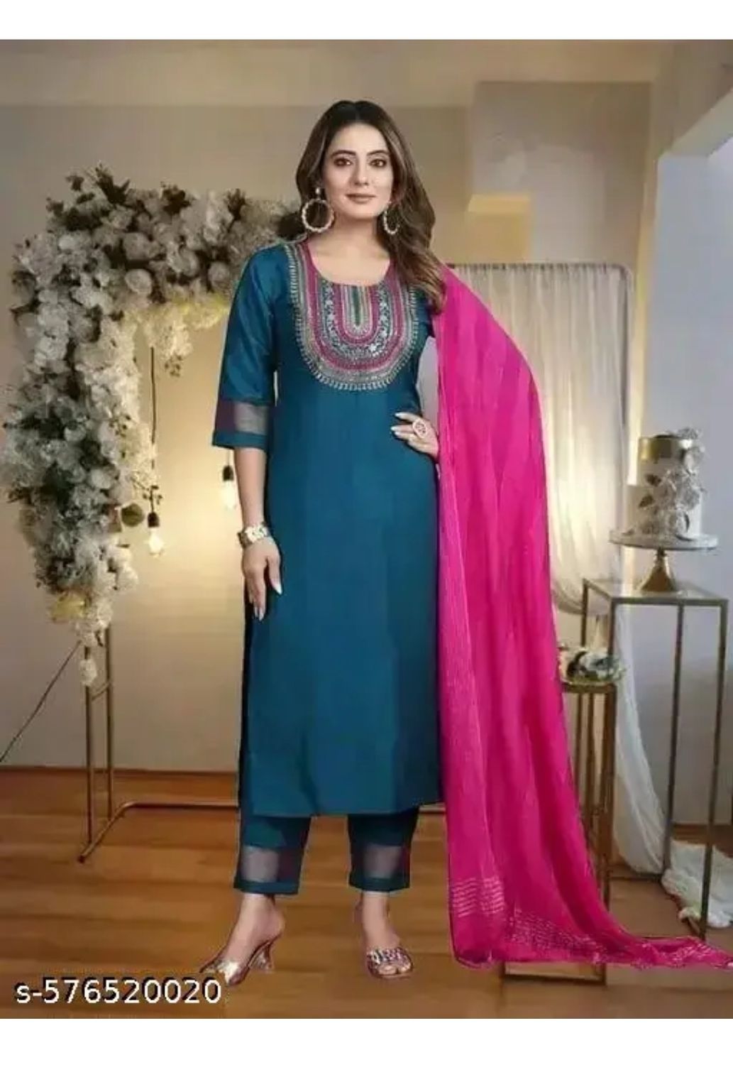 Straight salwaar set