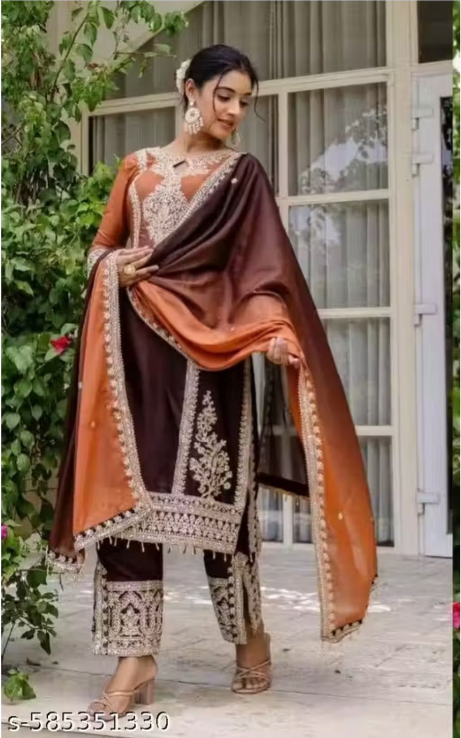 Straight salwaar set