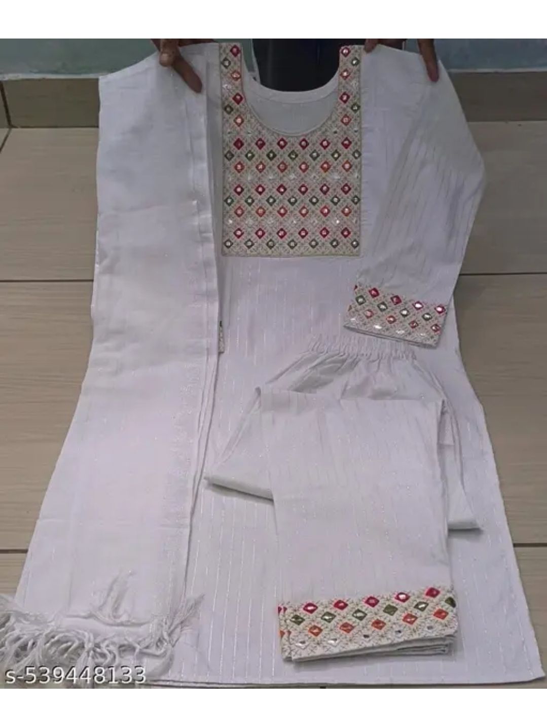 Straight salwaar set