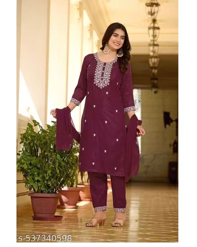 Straight salwaar set