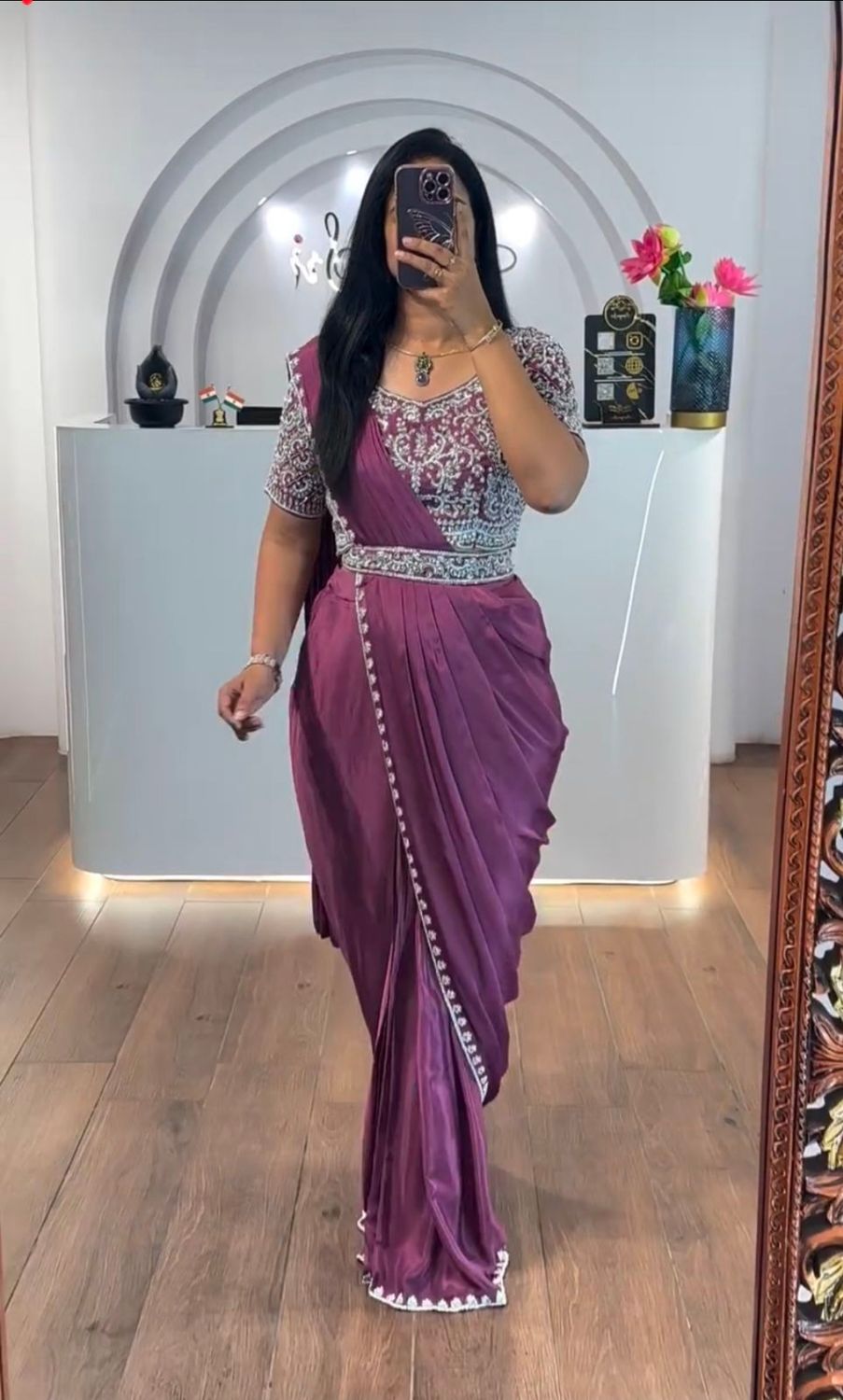 Ready to wear saree with blouse
