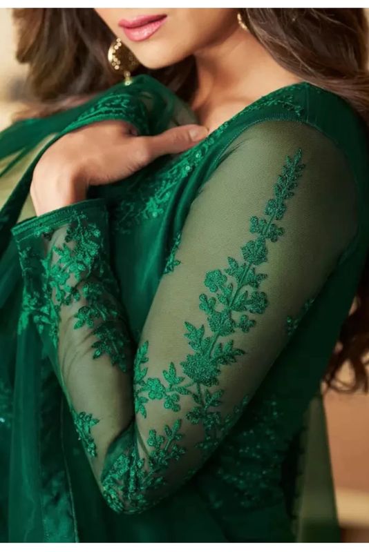 Gown duppata plus sizes