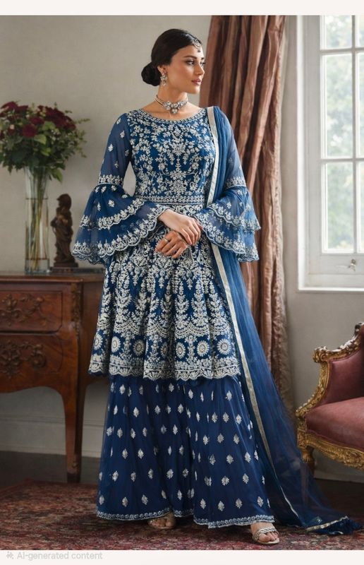 Designer palazzo set