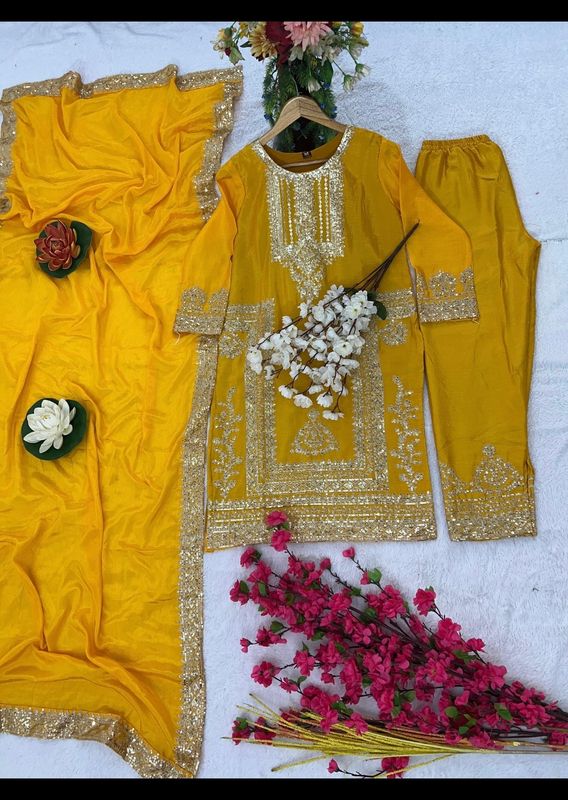 Straight salwaar set