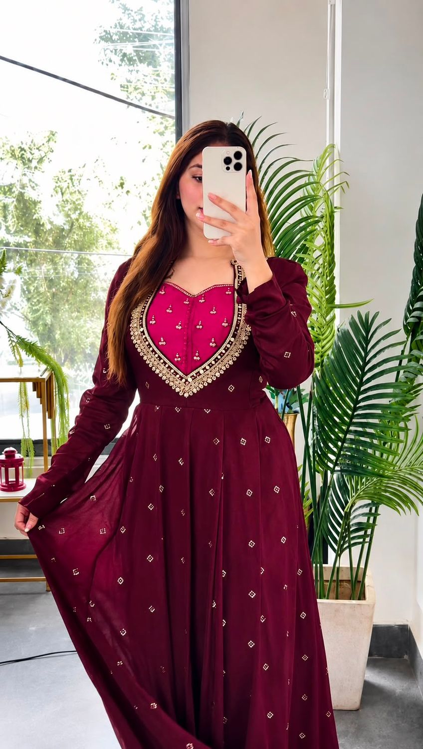 Designer Anarkali set