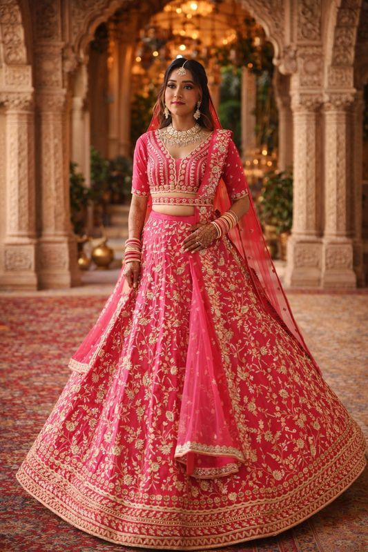 Silk Lehenga  set