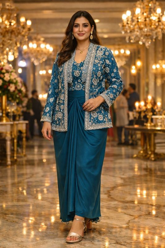 Lehenga shrug set