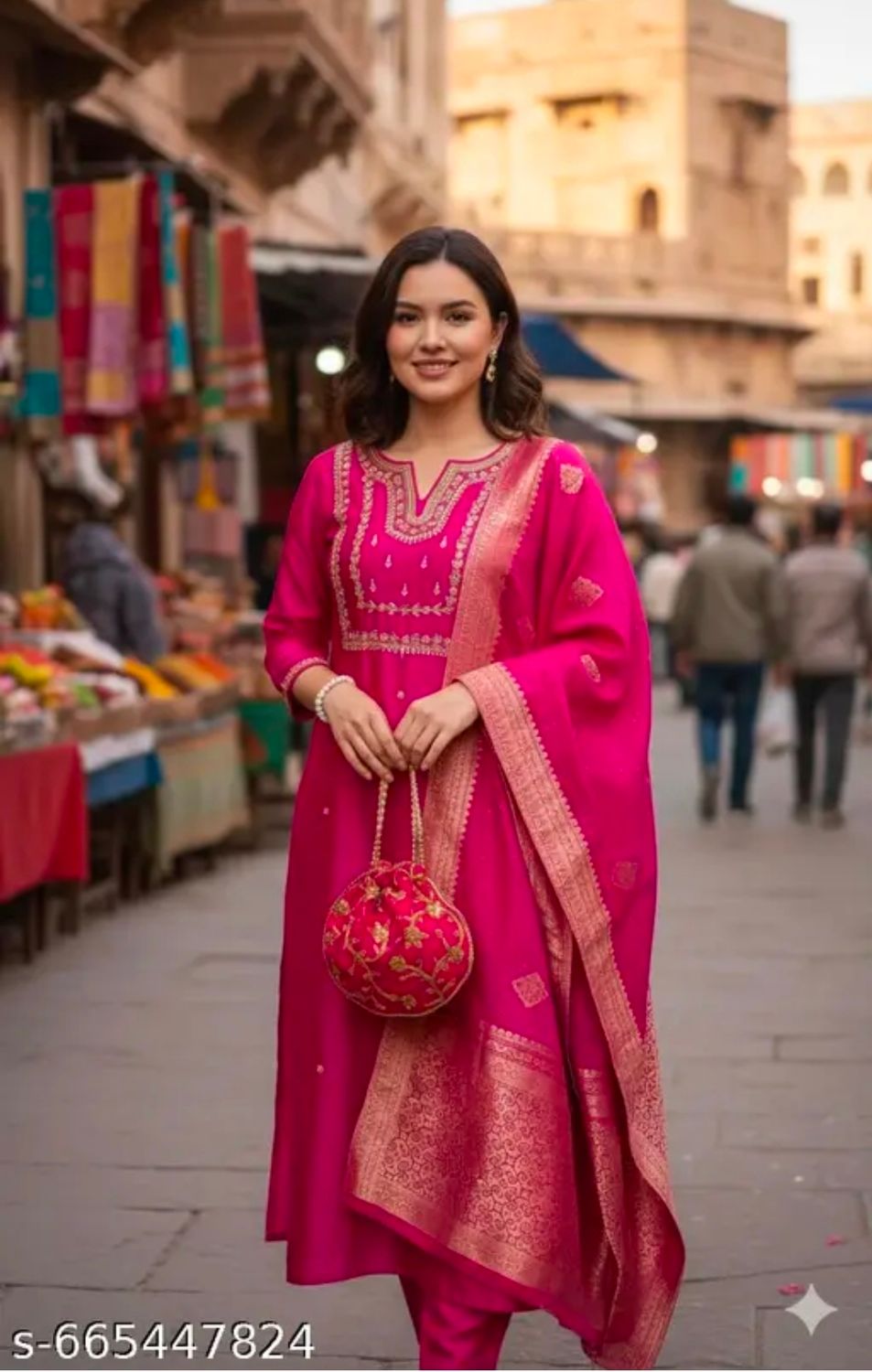 Straight salwaar set