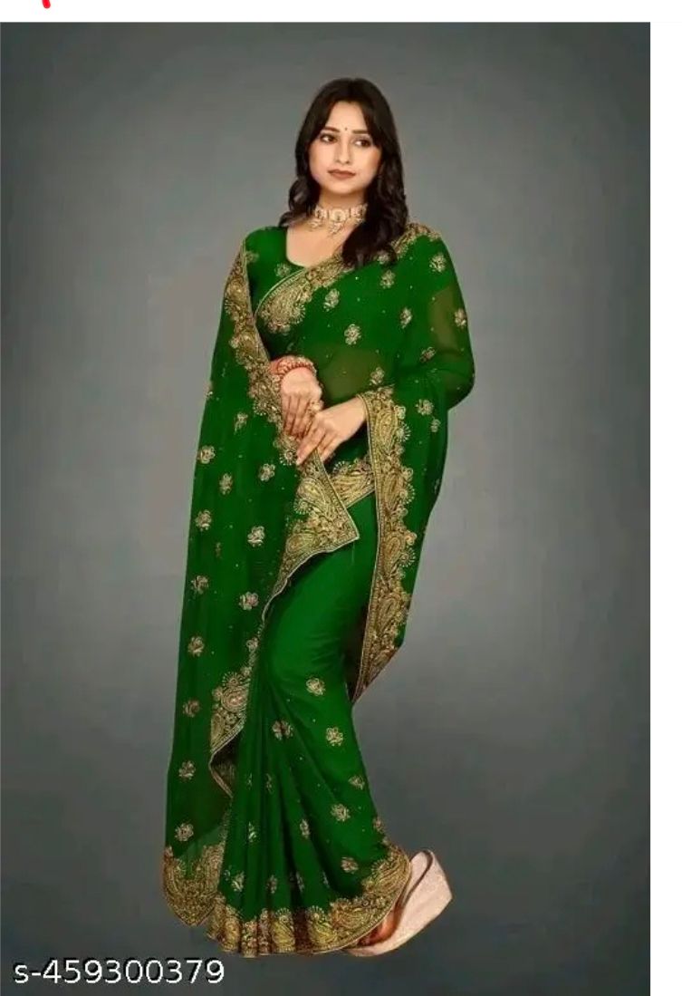 Georgette party/wedding  sarees