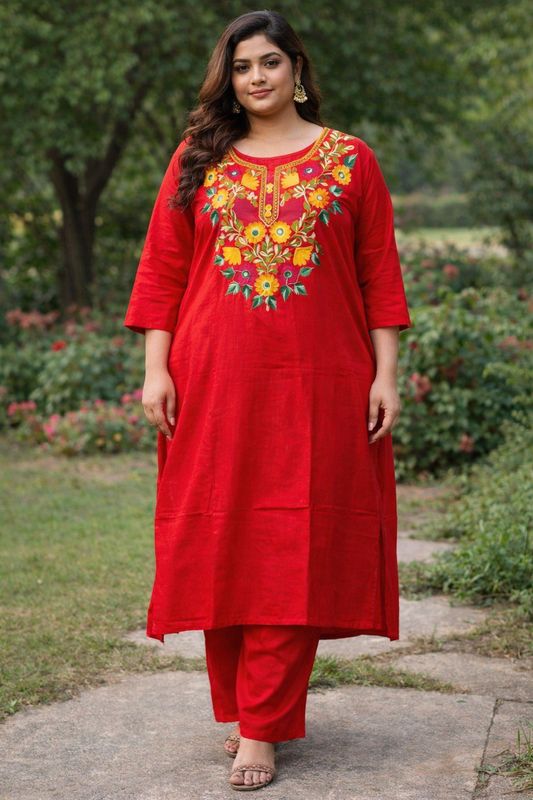 Kurti pant set(plus sizes)