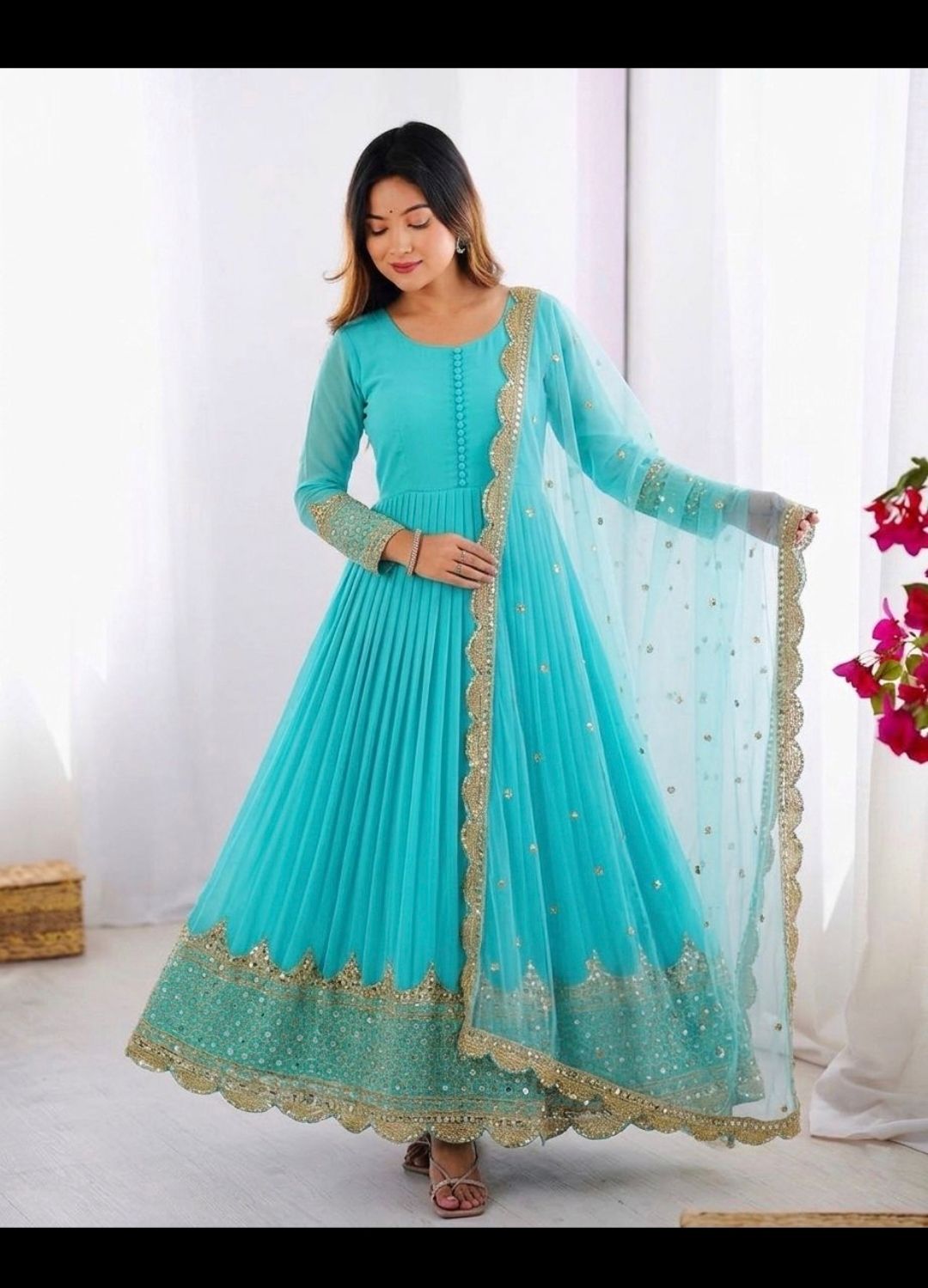 Gown duppata set