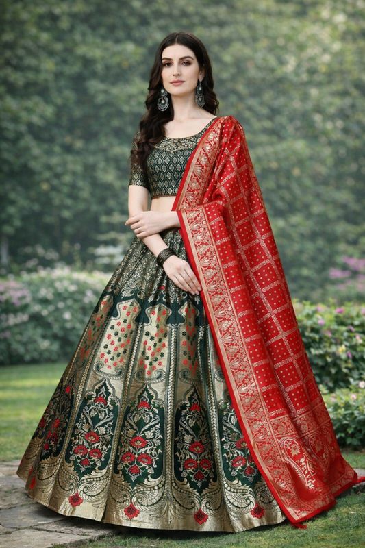 Silk lahenga  set
