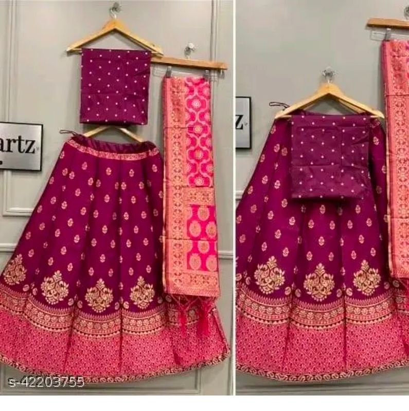 Silk lahenga  set