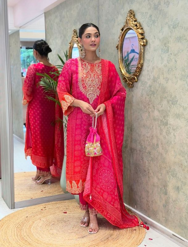 Straight salwaar set