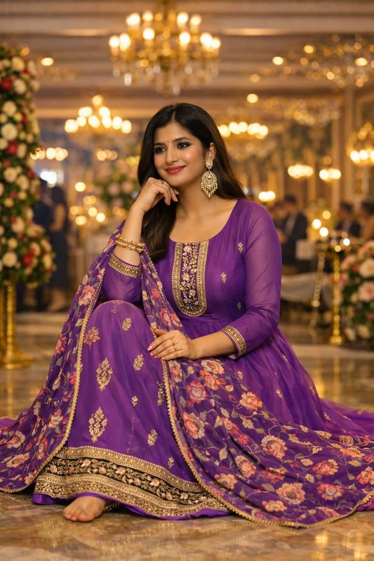 Gown duppata set
