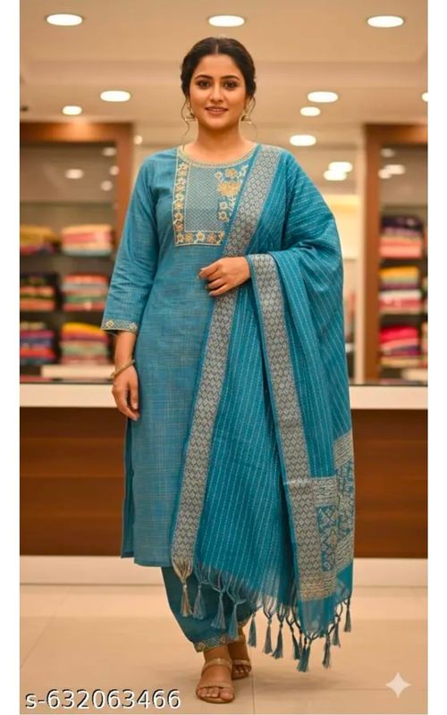 Straight salwaar set