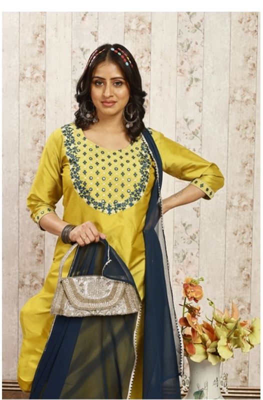Straight salwaar set