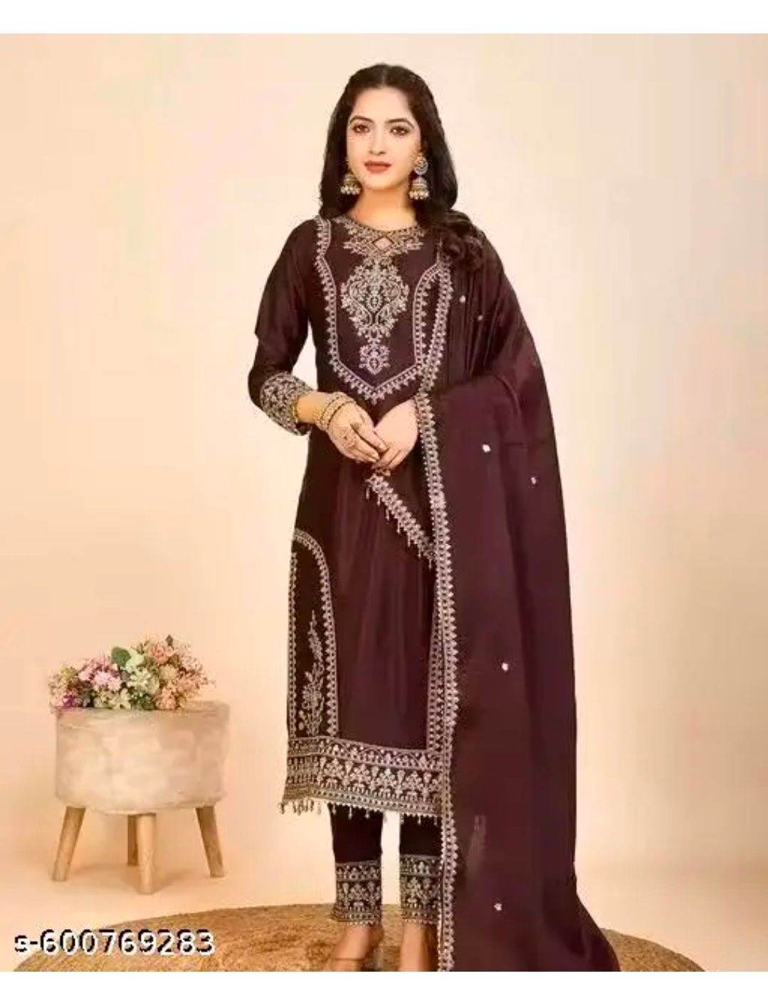 Straight salwaar set