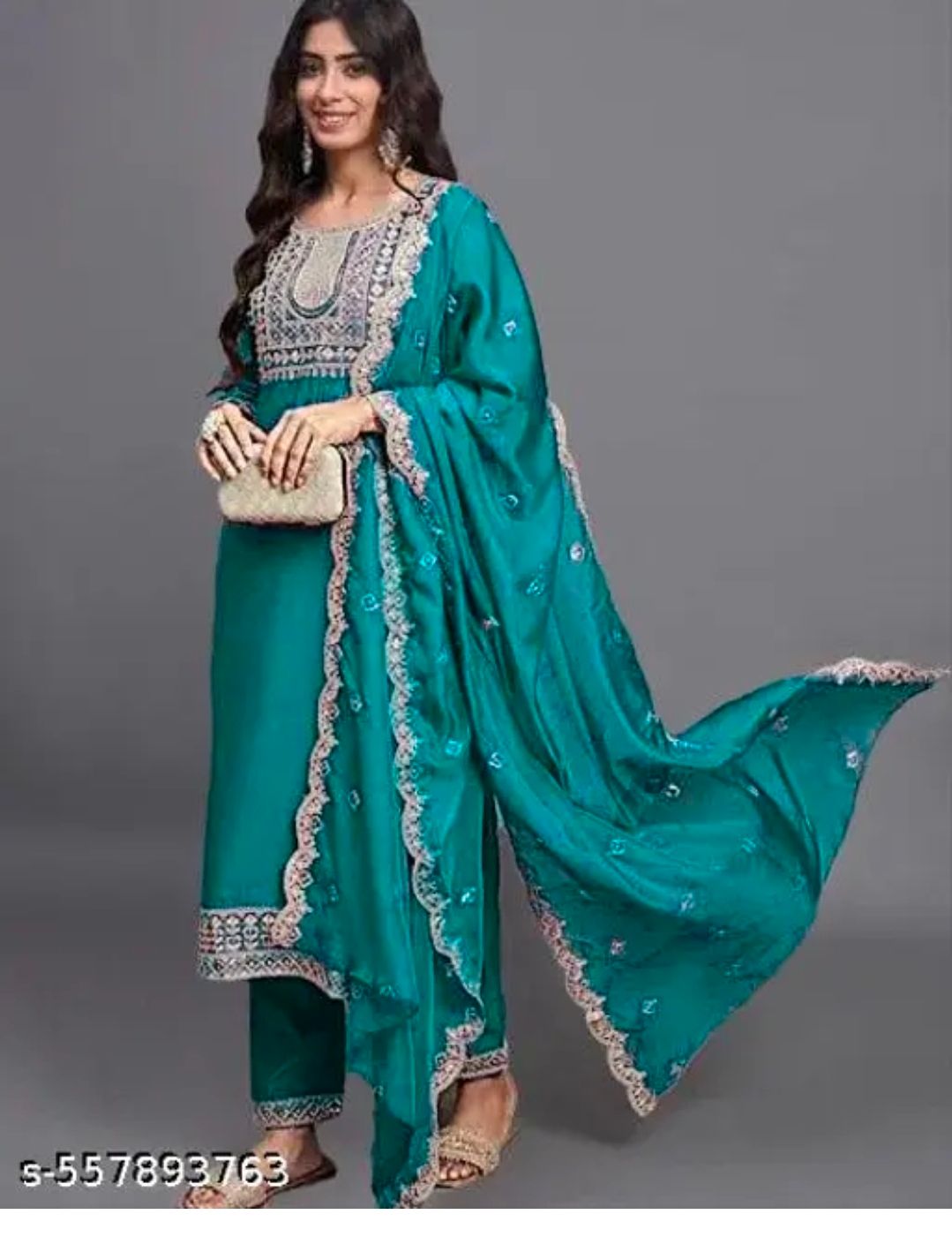 Straight salwaar set