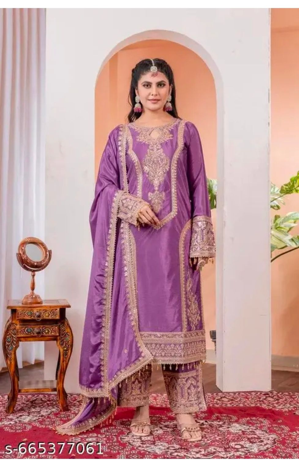 Straight salwaar set