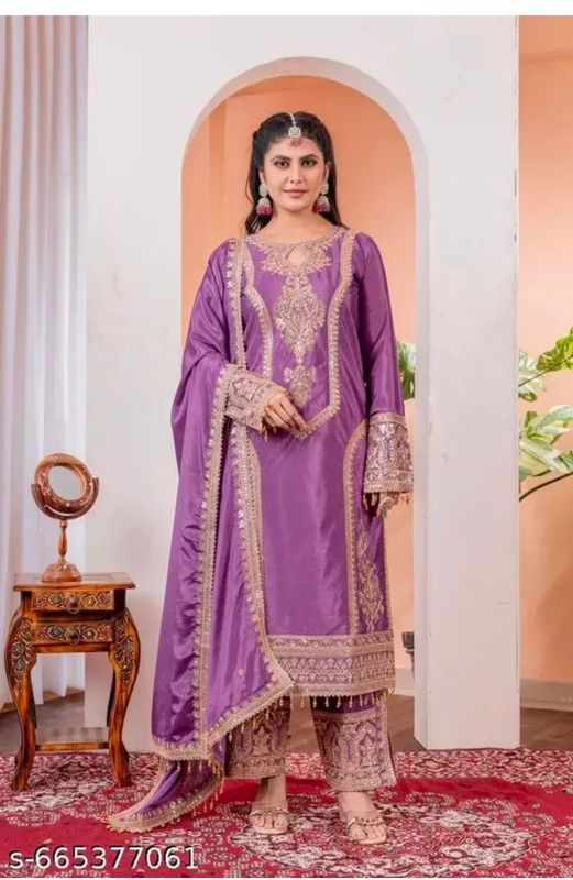 Straight salwaar set