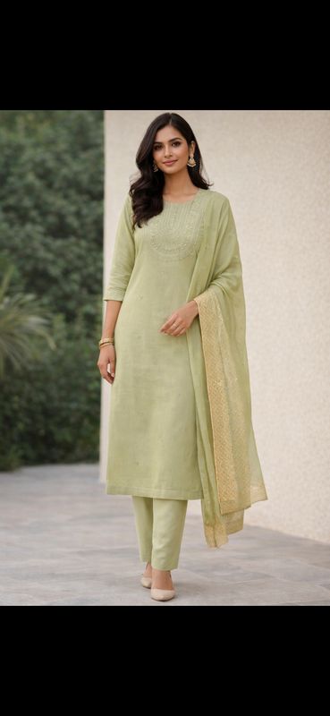 Straight salwaar set