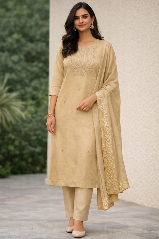 Straight salwaar set