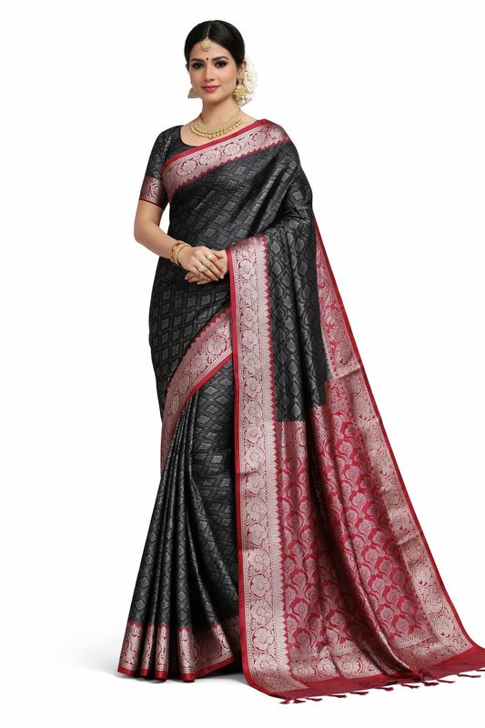 Kanjivaram Silk Blend Saree