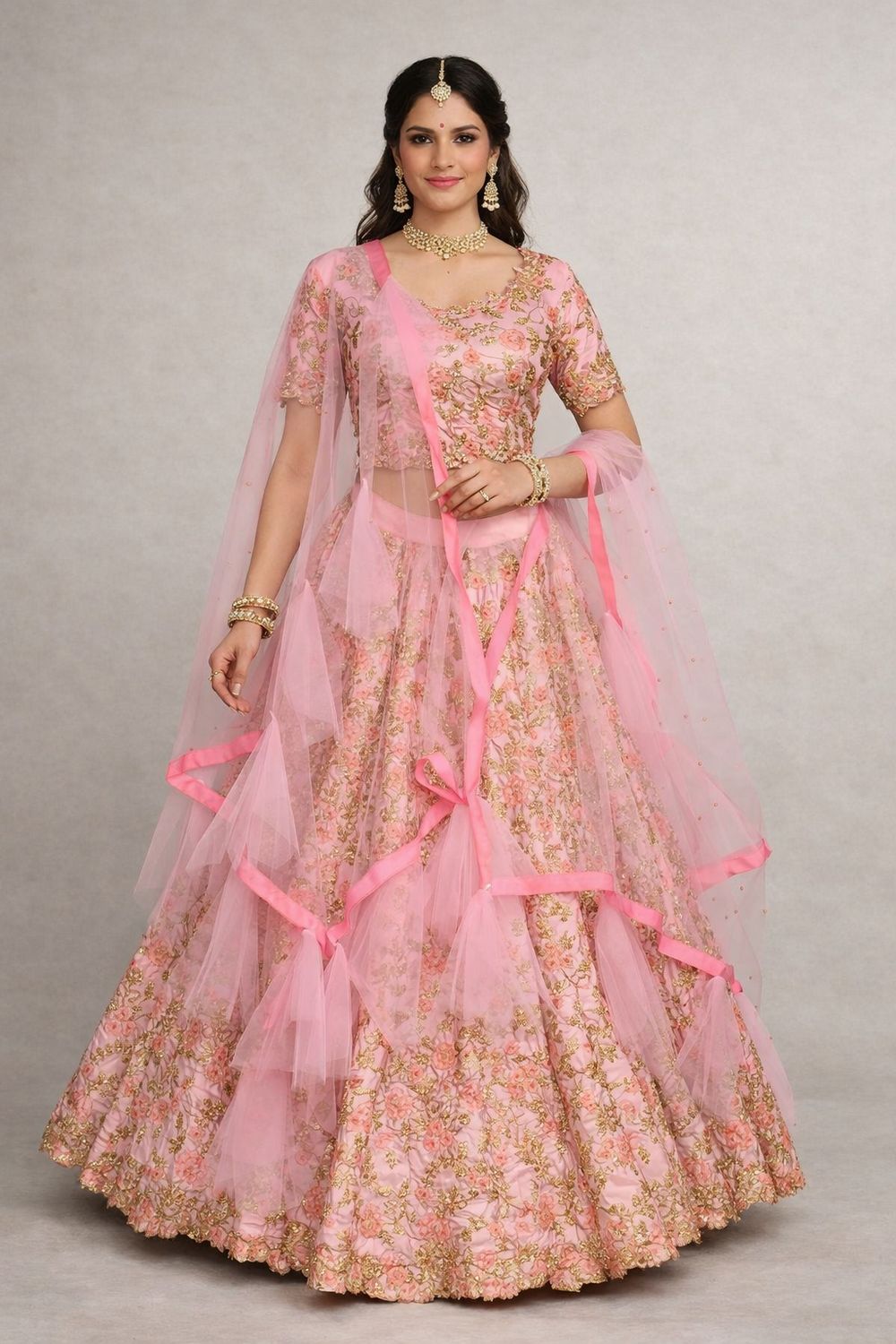 Silk Lehenga  set