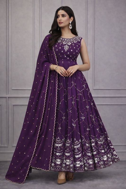 Gown duppata set