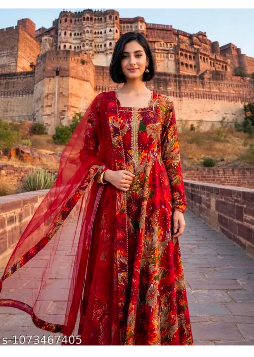 Gown duppata set