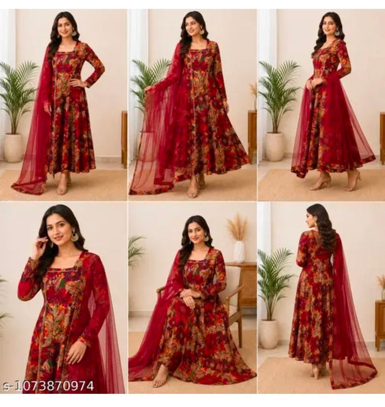Gown duppata set