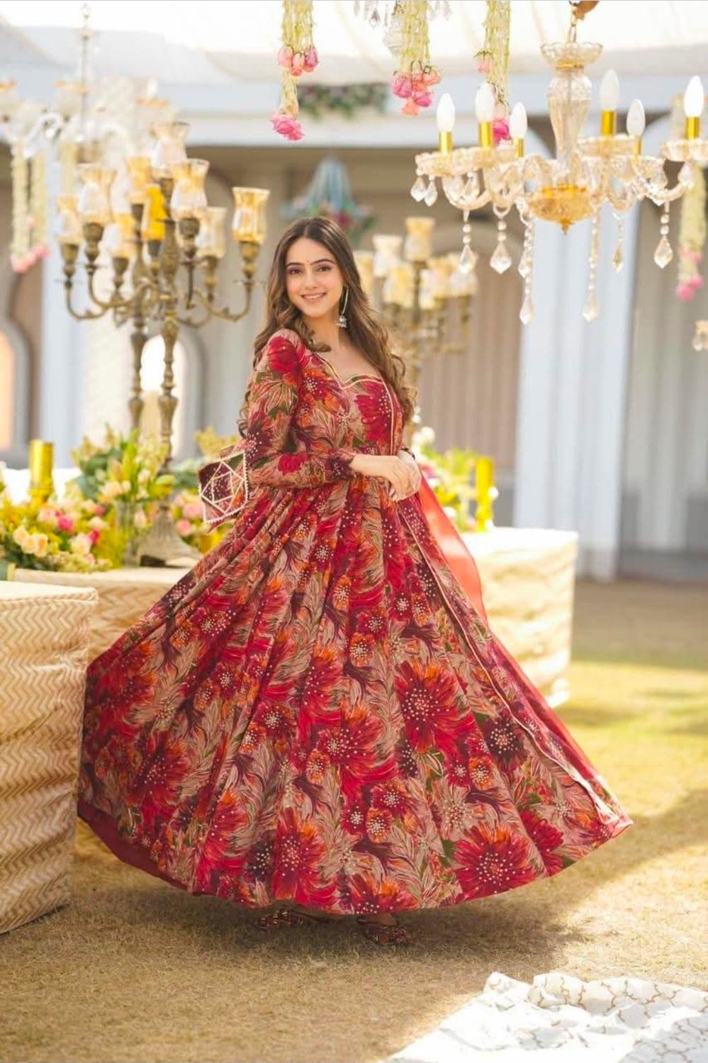 Gown duppata set
